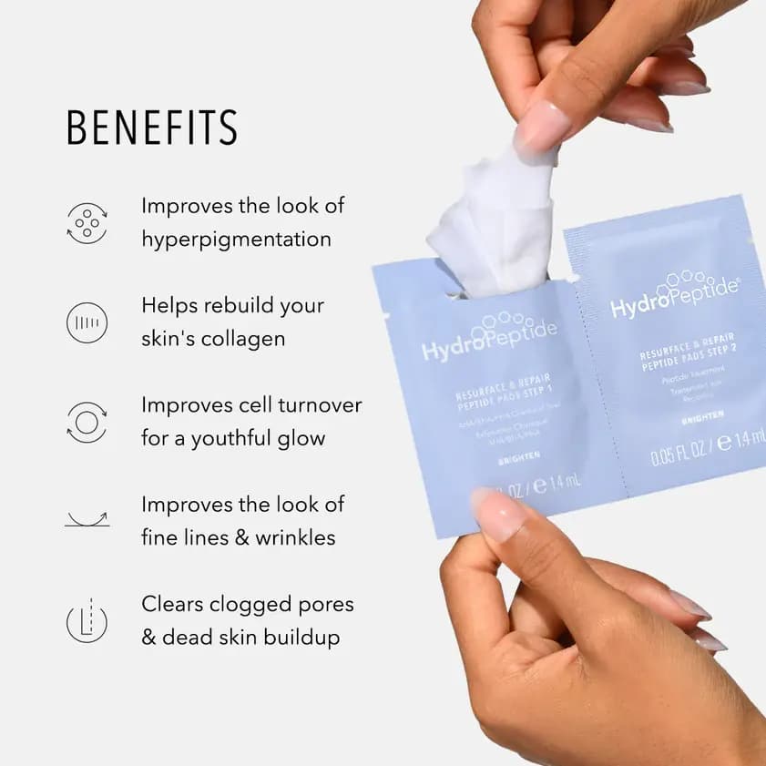 RESURFACE AND REPAIR PEPTIDE PADS