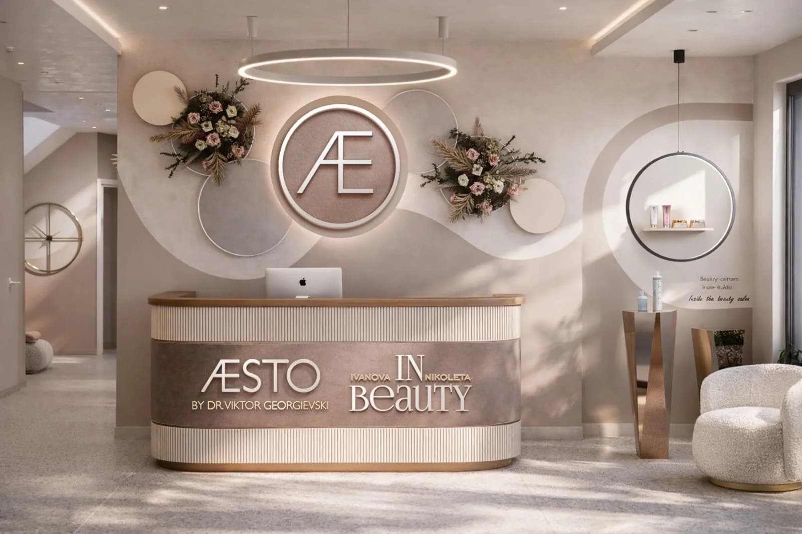 Рецепцията на IN Beauty и AESTO